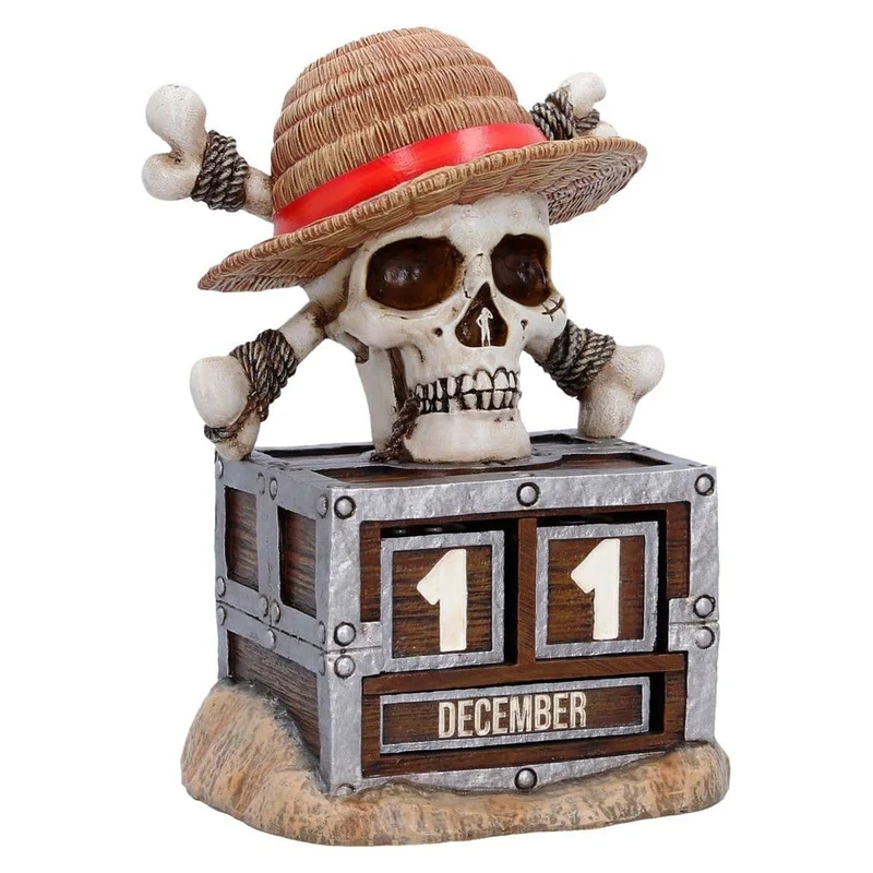 One Piece Ewiger Kalender Luffy Jolly Roger 16 cm