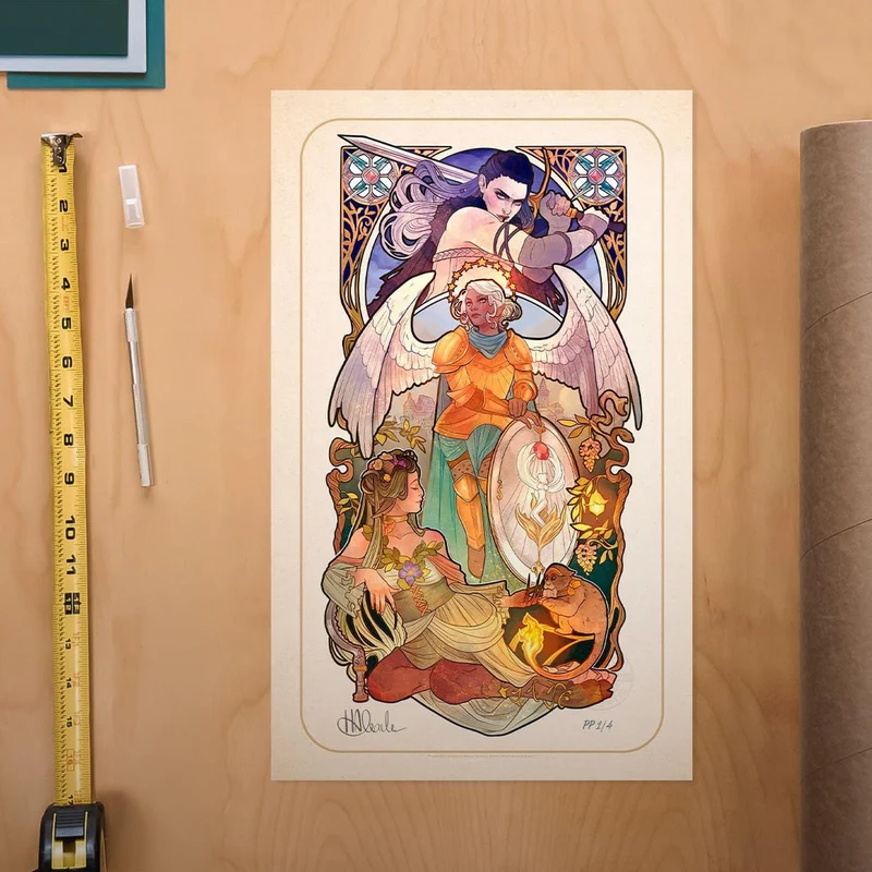 Critical Role Kunstdruck Ashley Johnson: 10th Anniversary