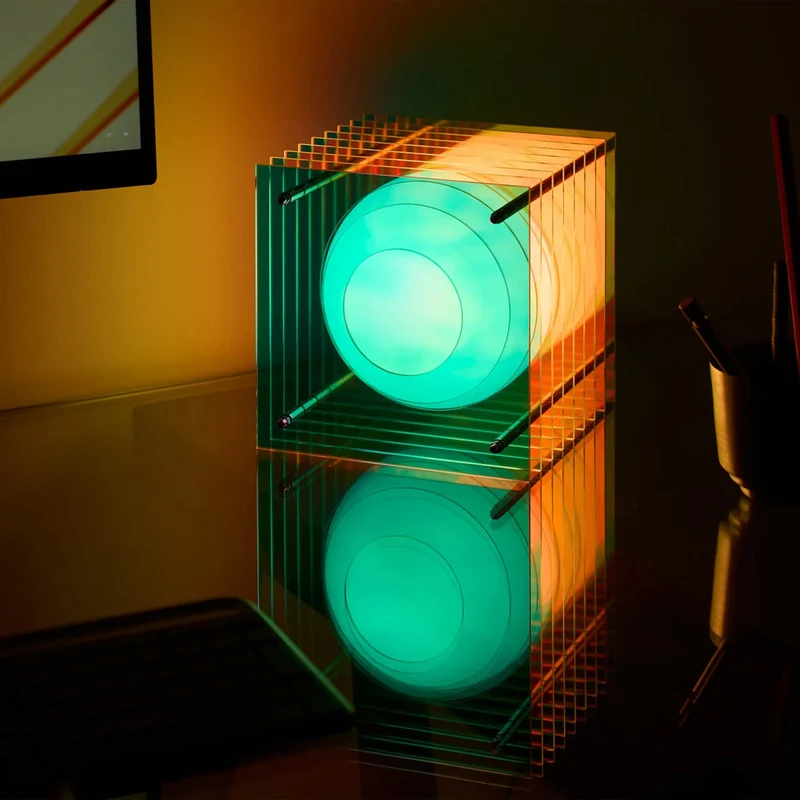 LOP Lamp Big Square Dreamy Acrylic