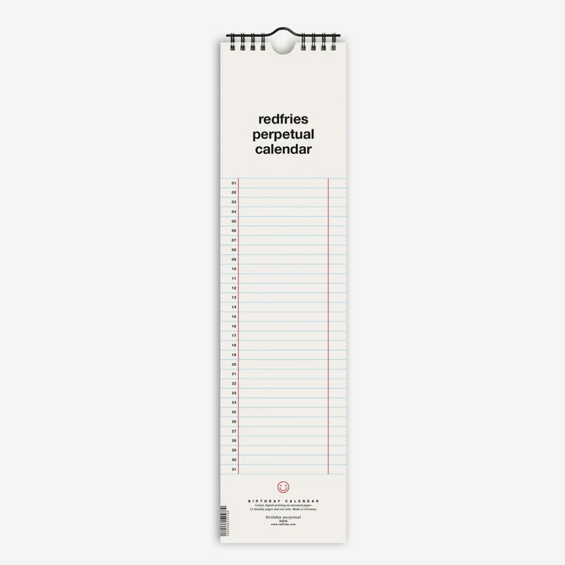 Immerwährender Geburtstagskalender