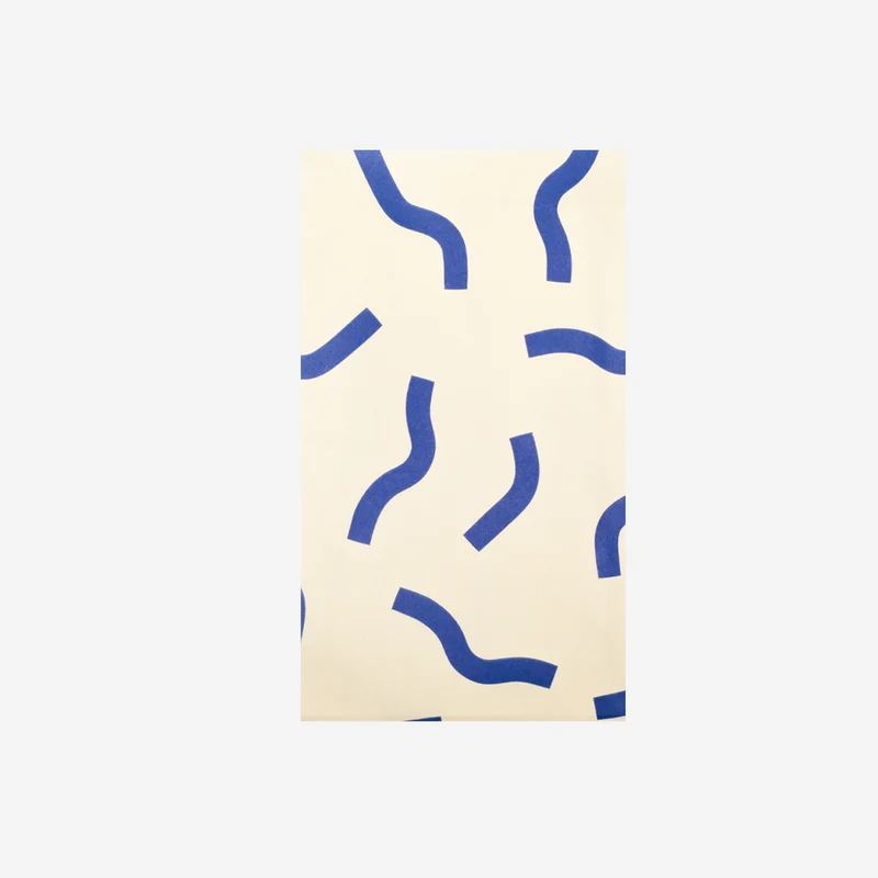 Geschenktüten Small Vanilla Blue Stroke - 5 Stk