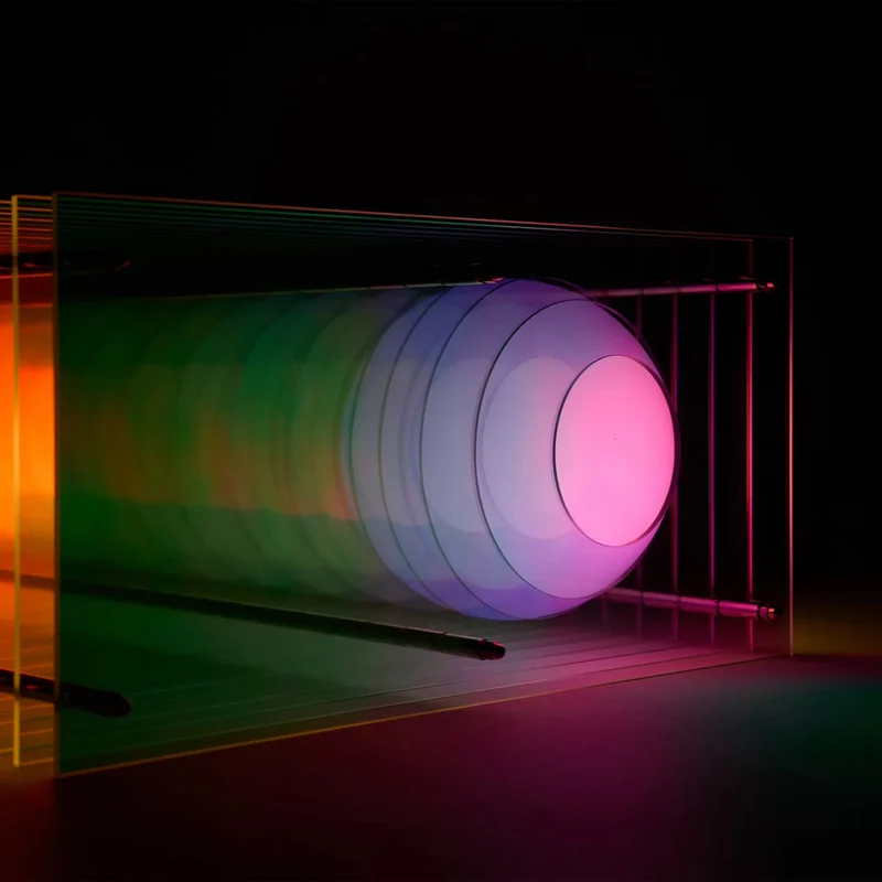 LOP Lamp Small Rectangle Dreamy Acrylic