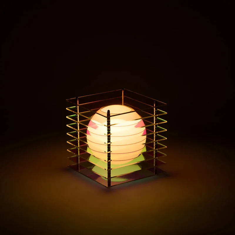 LOP Lamp Small Square Dreamy Acrylic