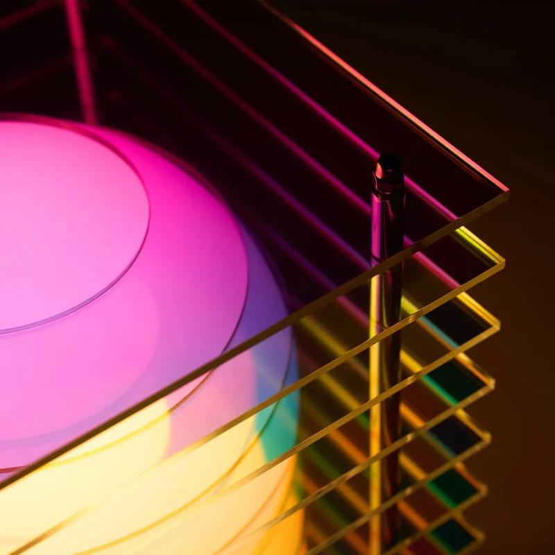 LOP Lamp Small Square Dreamy Acrylic