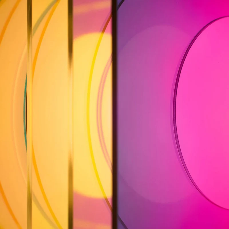 LOP Lamp Small Square Dreamy Acrylic