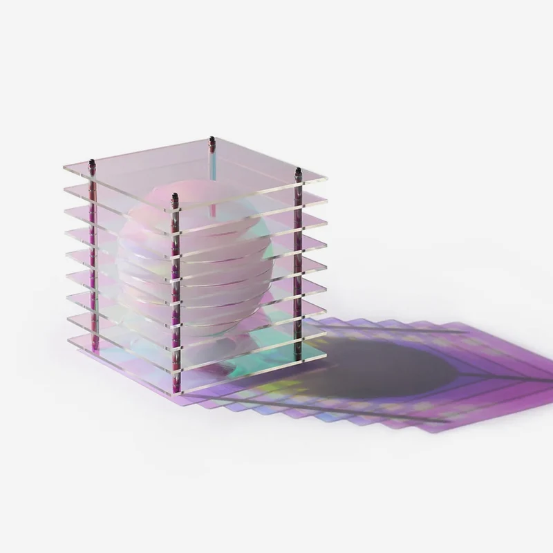 LOP Lamp Small Square Dreamy Acrylic
