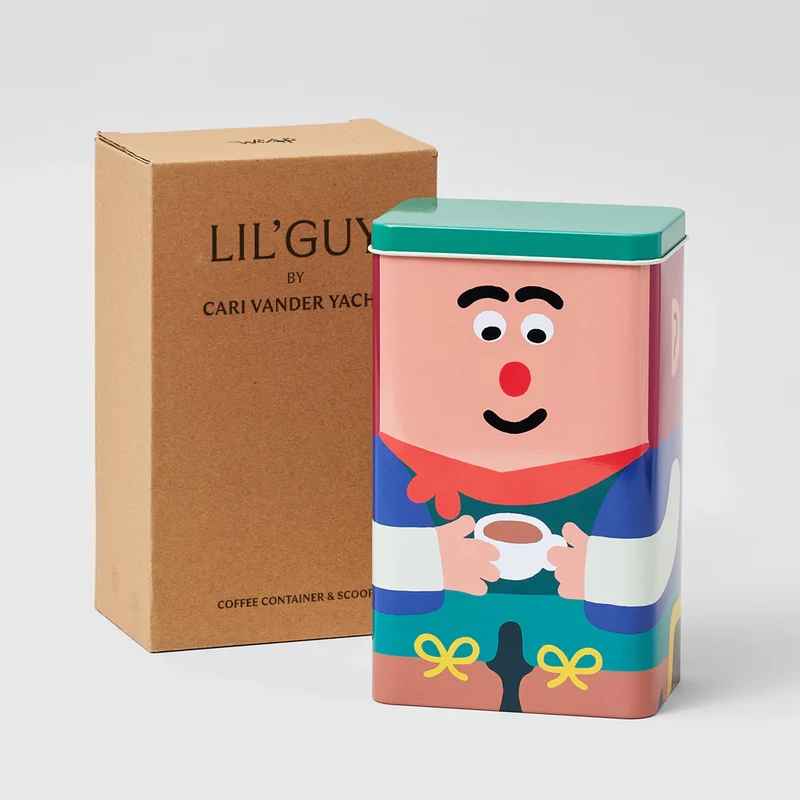 Tin Container Lil Guy and Coffee
