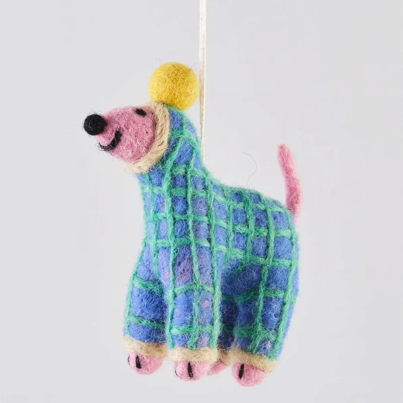 Jayla Dog Hanging Felt Ornament