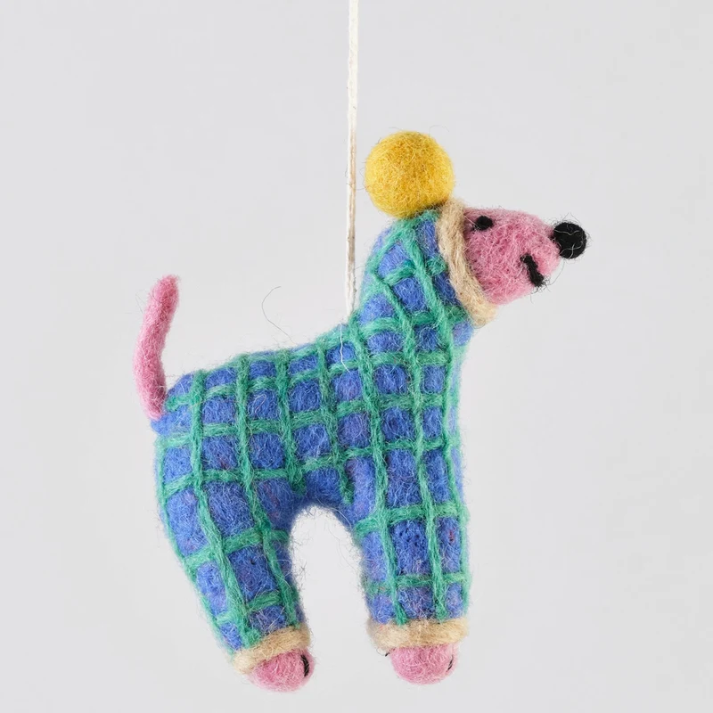 Jayla Dog Hanging Felt Ornament