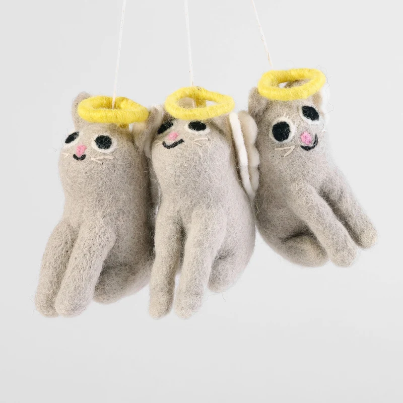 Gabby Cat Hanging Felt Ornament