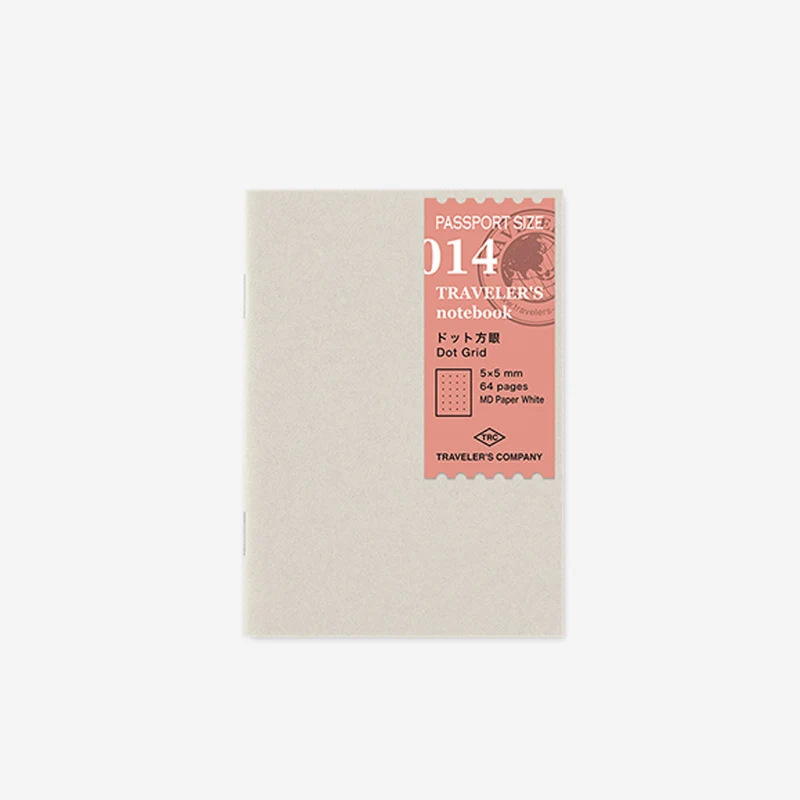 014. Dot Grid Refill Passport Size