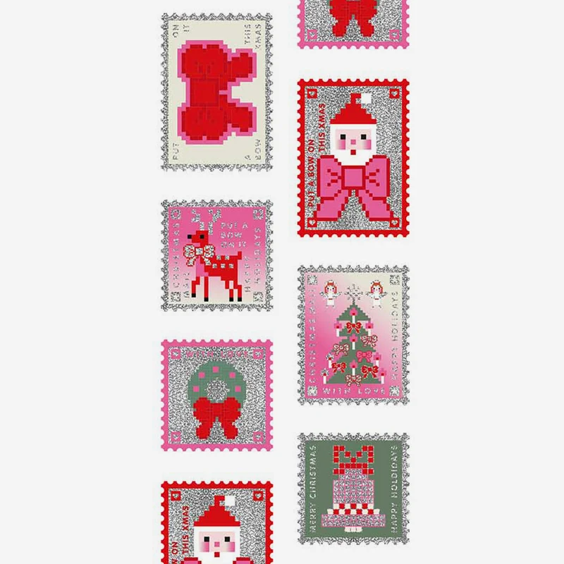 Sticker Weihnachtspost - 100 Stk