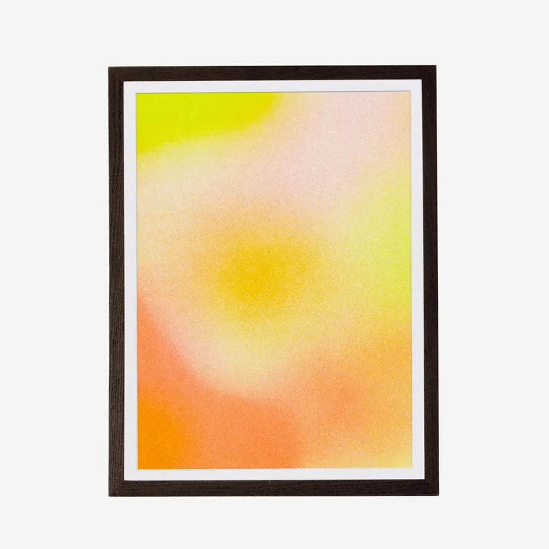 Happy Sunflower Risografie Druck