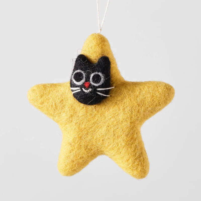 Stella Cat Hanging Felt Ornament
