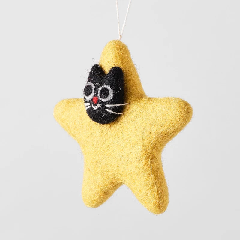 Stella Cat Hanging Felt Ornament