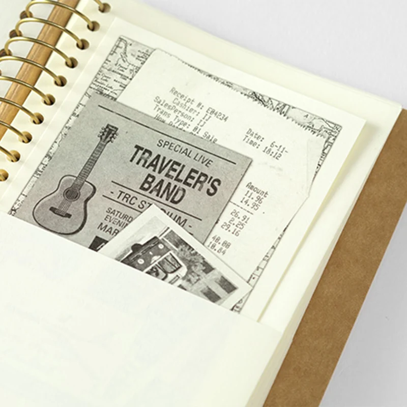 Paper Pocket A6 Slim Spiral Ring Notebook