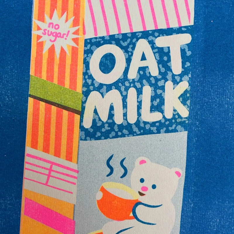 Oat Milk Risografie Druck
