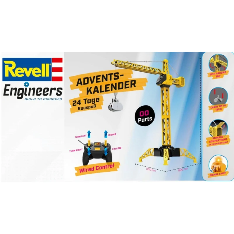 Revell Engineers Adventskalender Mega Crane
