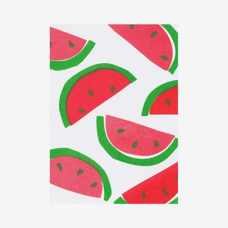 Watermelons Riso-Postkarte