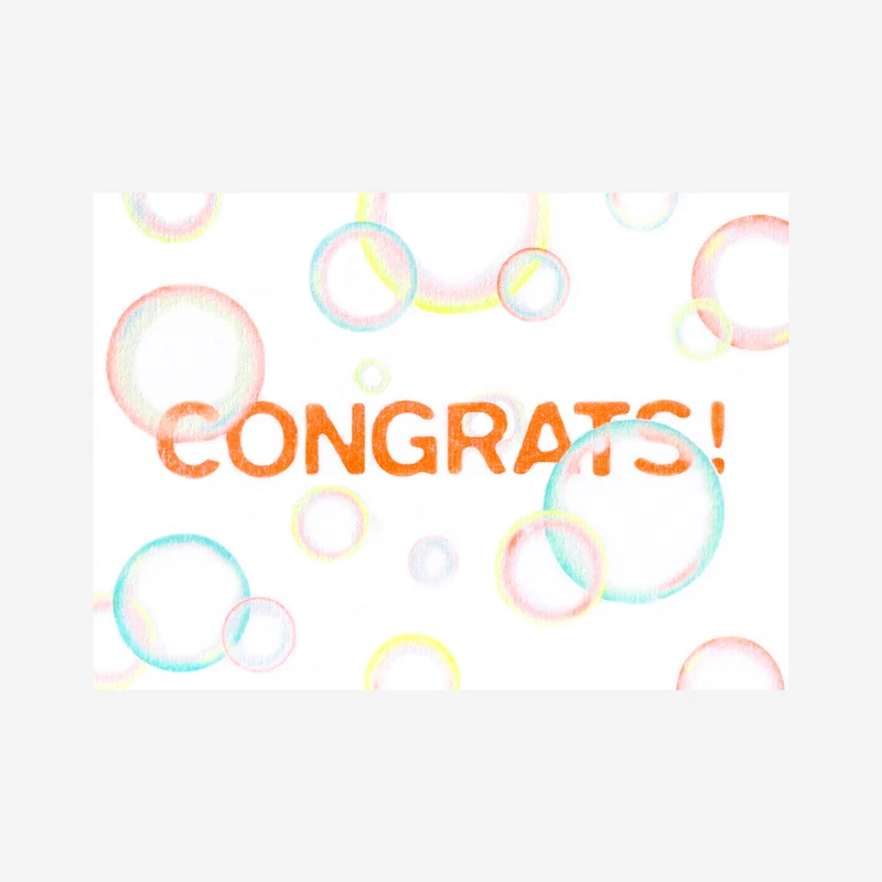 Congrats Riso-Postkarte