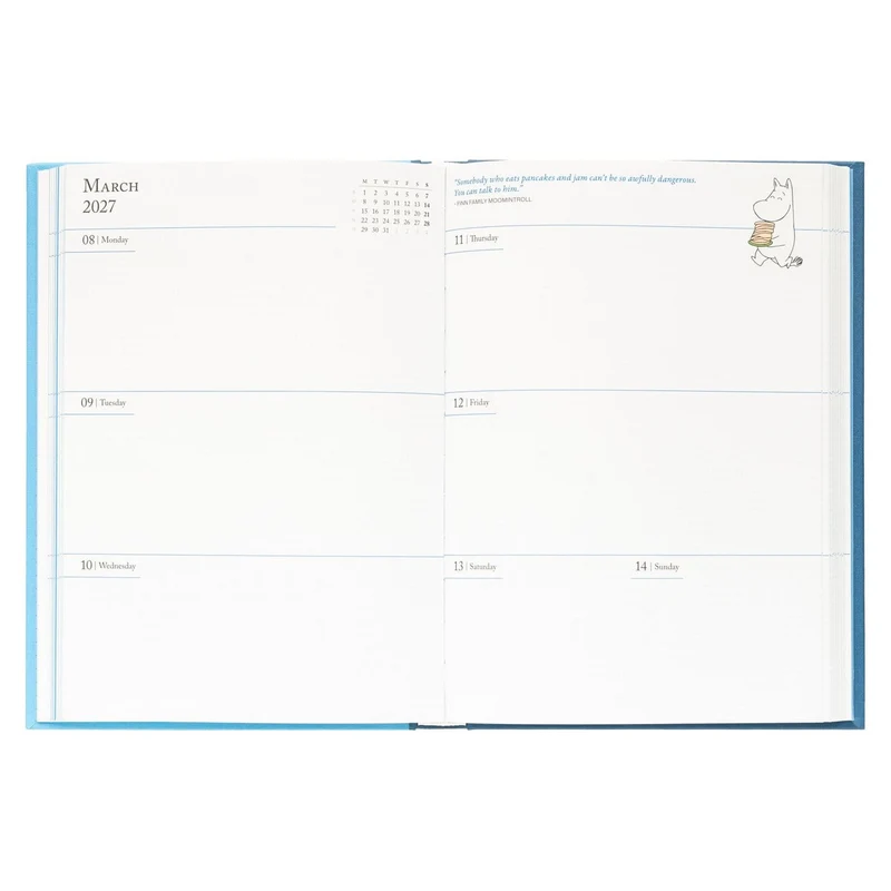Mumin Akademischer Planer 2026/27 A5 *Englische Version*