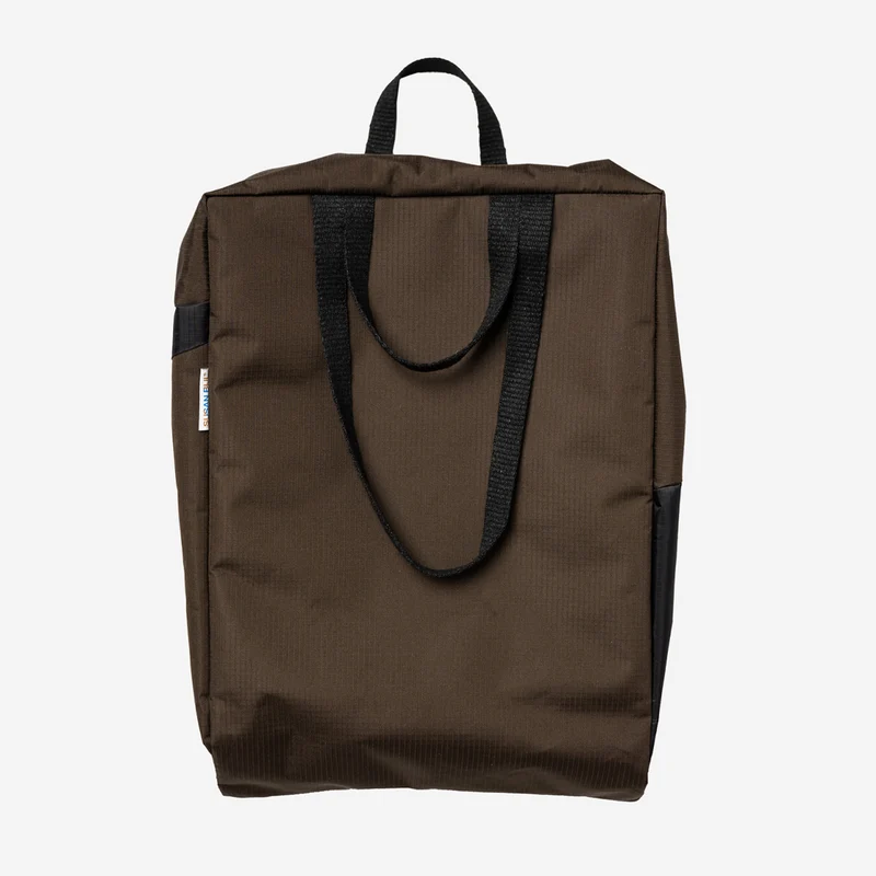 The New Tote Bag L Mud & Black