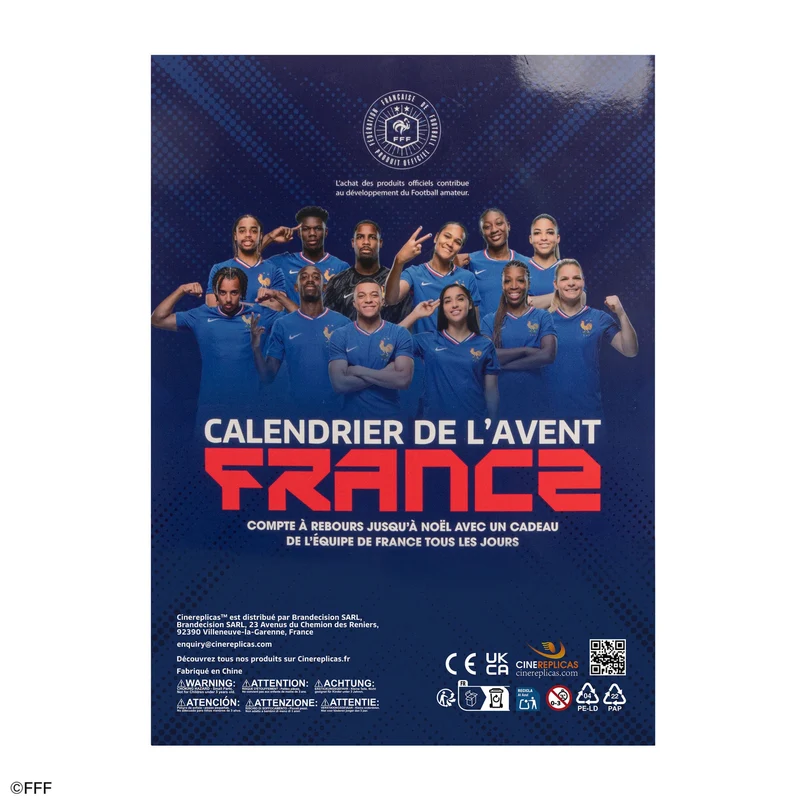 Französische Fußballföderation Adventskalender 2025