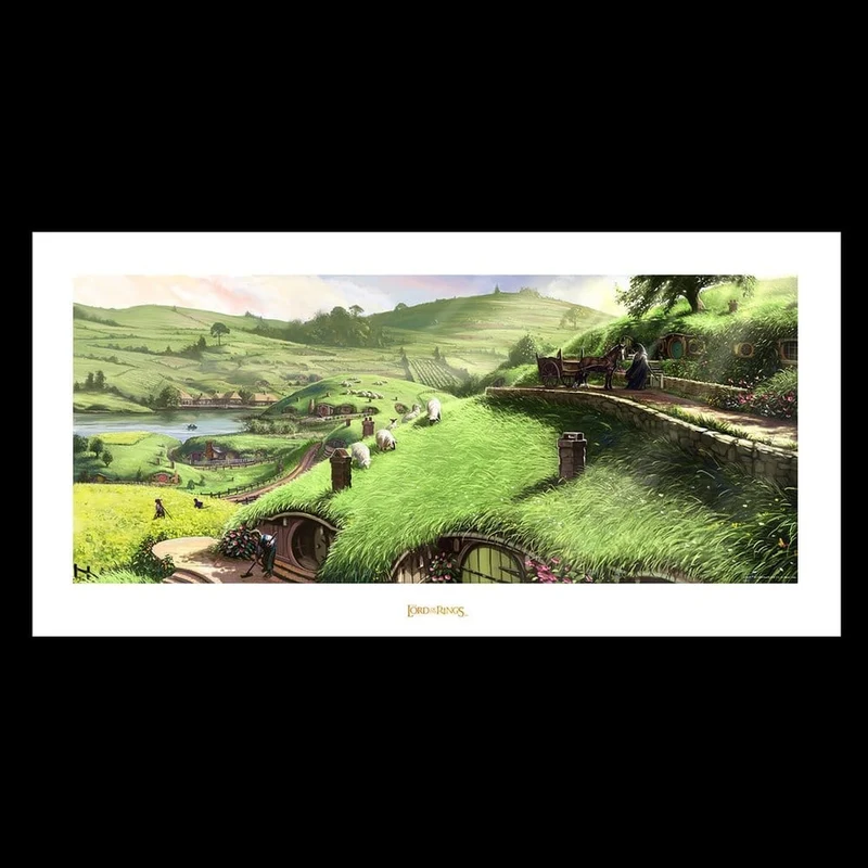 Der Herr der Ringe - Auenland Kunstdruck