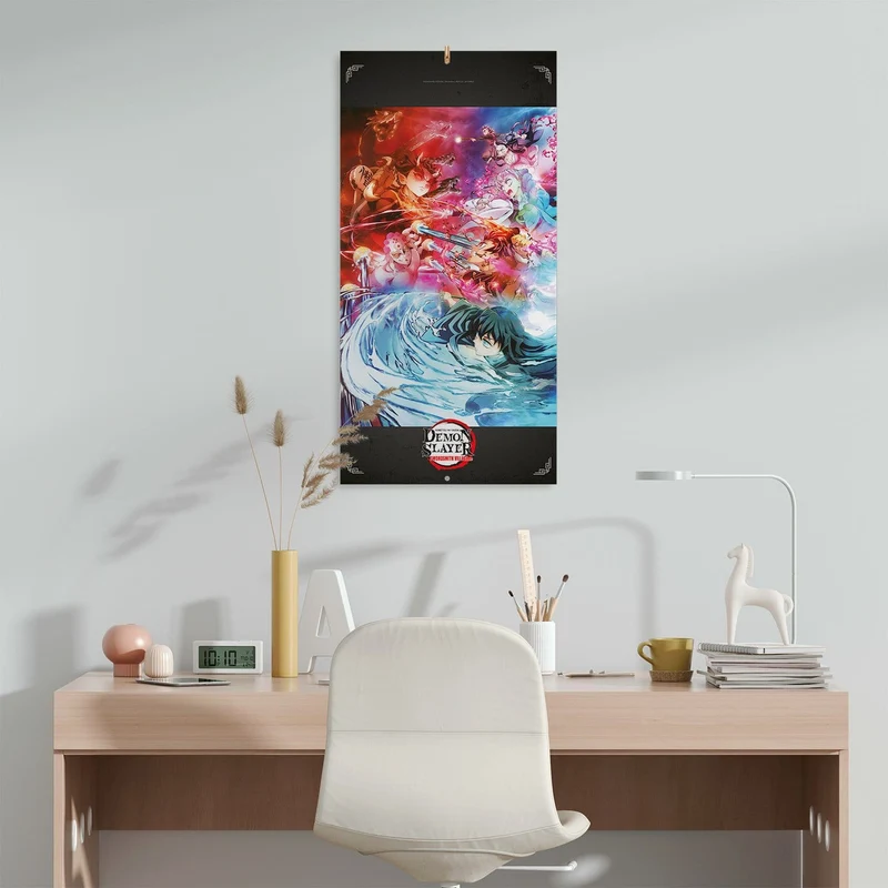 Demon Slayer Wandkalender 2027 30 x 30 cm