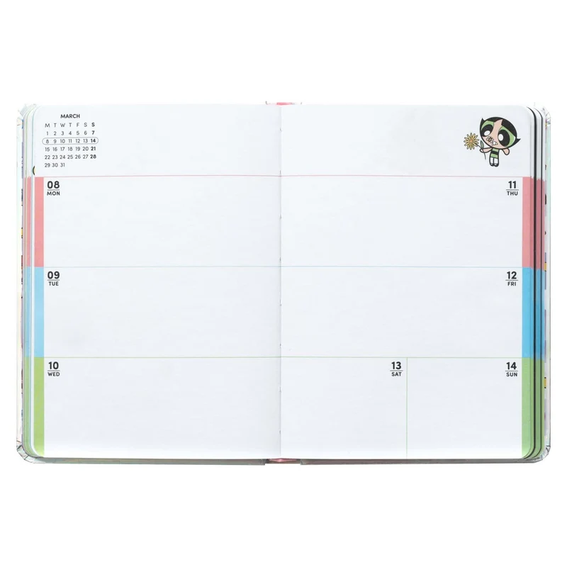 Die Powerpuff Girls Akademischer Planer 2026/27 A6