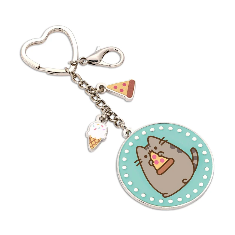 Pusheen - Eat Pizza Schlüsselanhänger