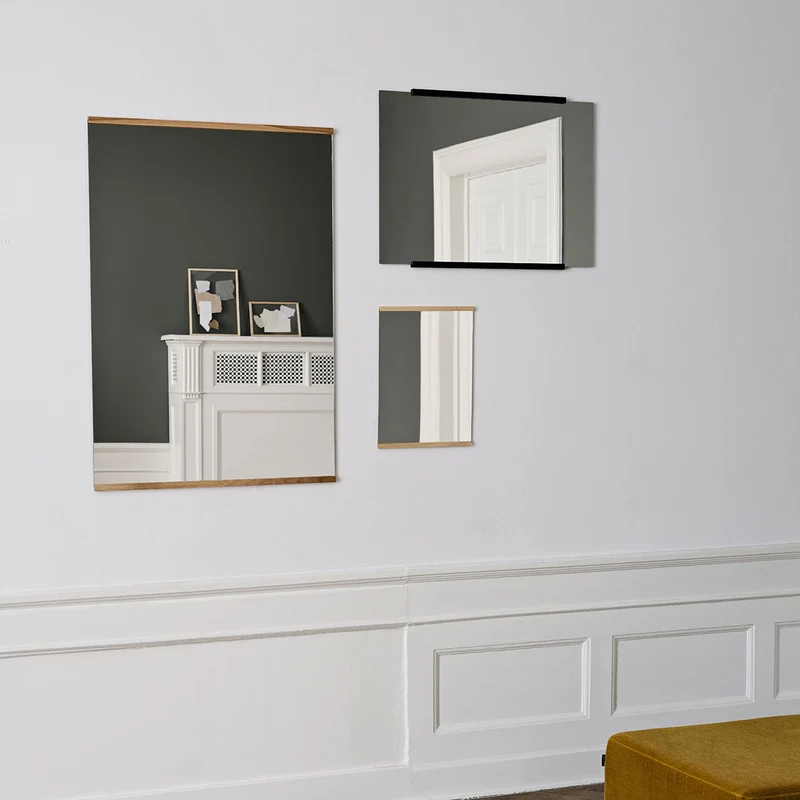 Rectangular Wall Mirror 30 × 40 cm – Wandspiegel