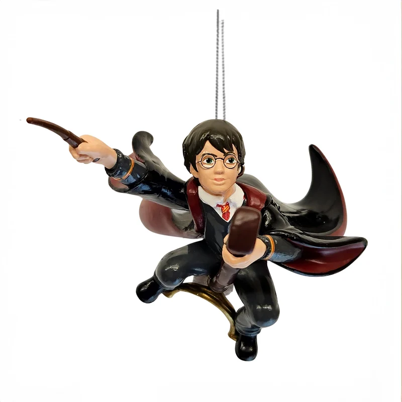 Harry mit Nimbus 2000 Weihnachtsbaum-Schmuck - Harry Potter