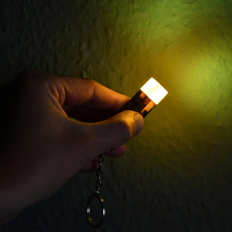 Minecraft - Fackel LED Schlüsselanhänger