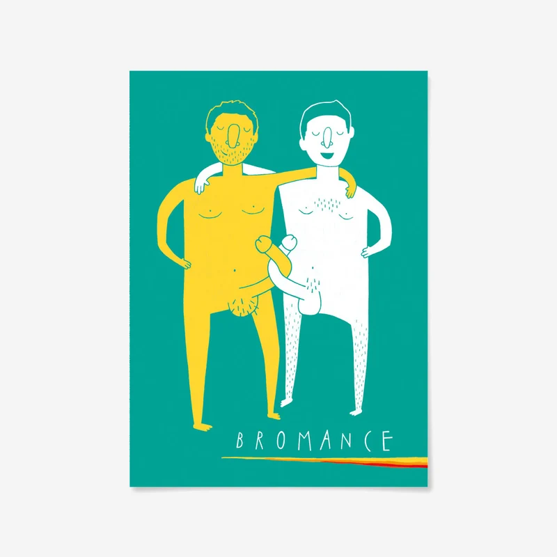 Postkarte Bromance