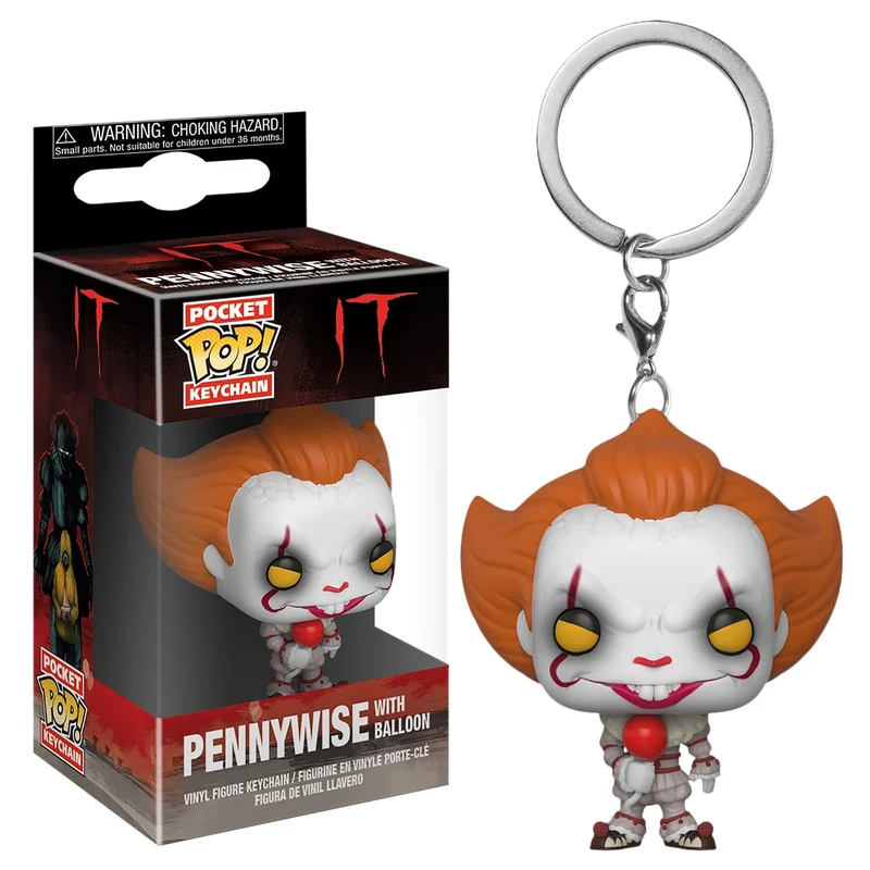 Stephen Kings ES - Pennywise mit Ballon Funko Pop Schlüsselanhänger