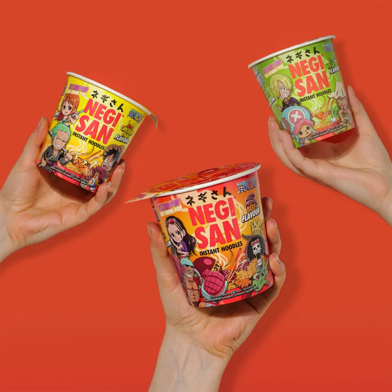 One Piece Ramen - Robin, Franky und Brook Beef Instant-Nudeln