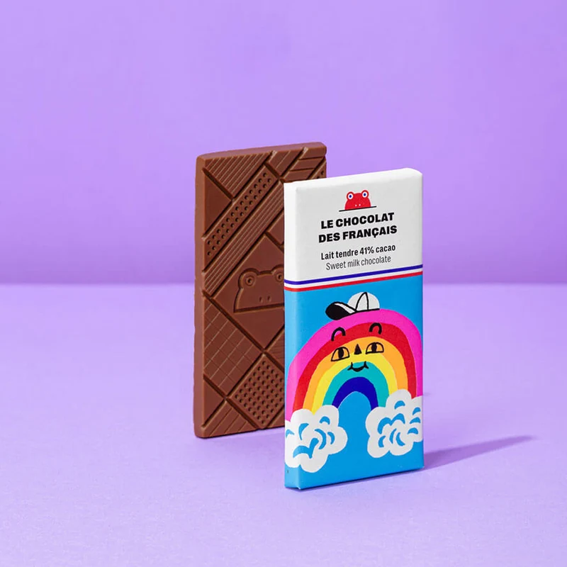 Arc en Ciel 41% Bio-Milchschokolade 25g