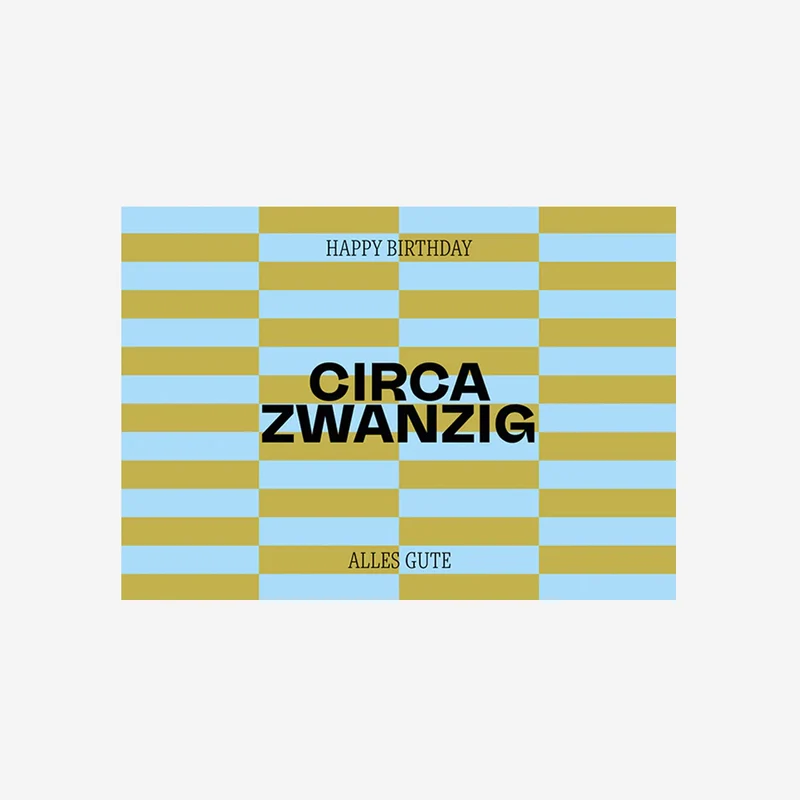 Circa 20 Postkarte