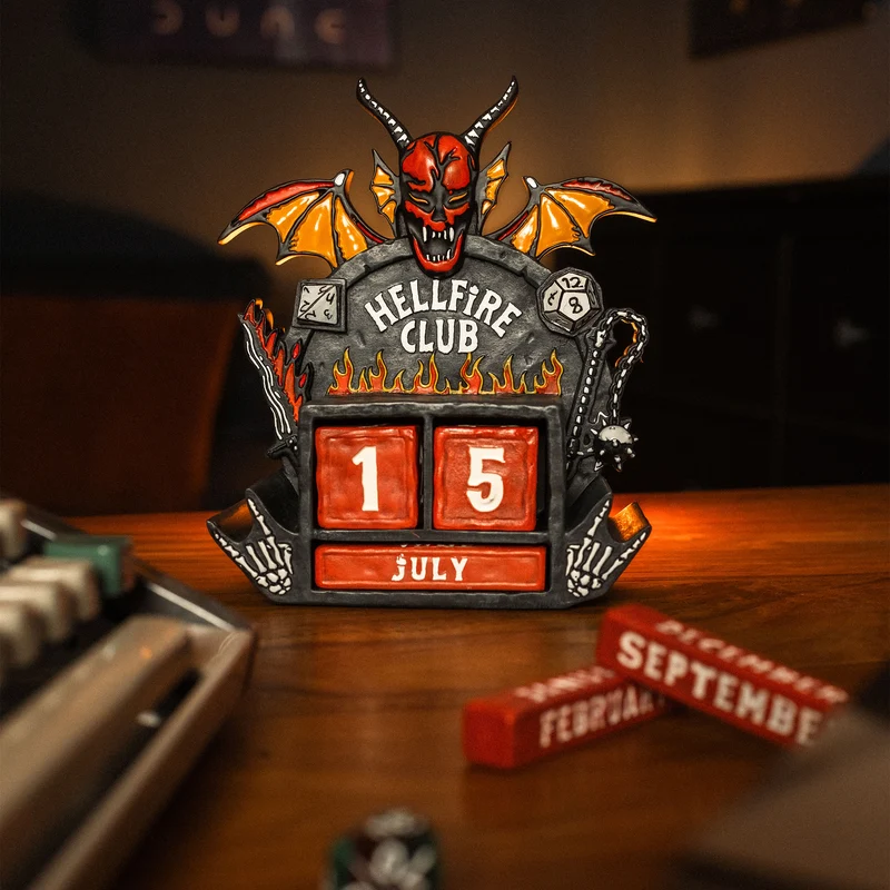 Stranger Things - Hellfire Club 3D Jahres-Kalender