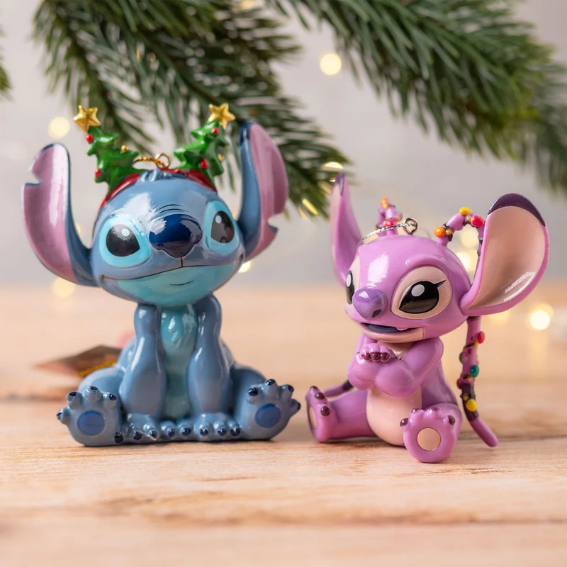 Stitch mit Haarreifen Weihnachtsbaum-Schmuck - Lilo & Stitch