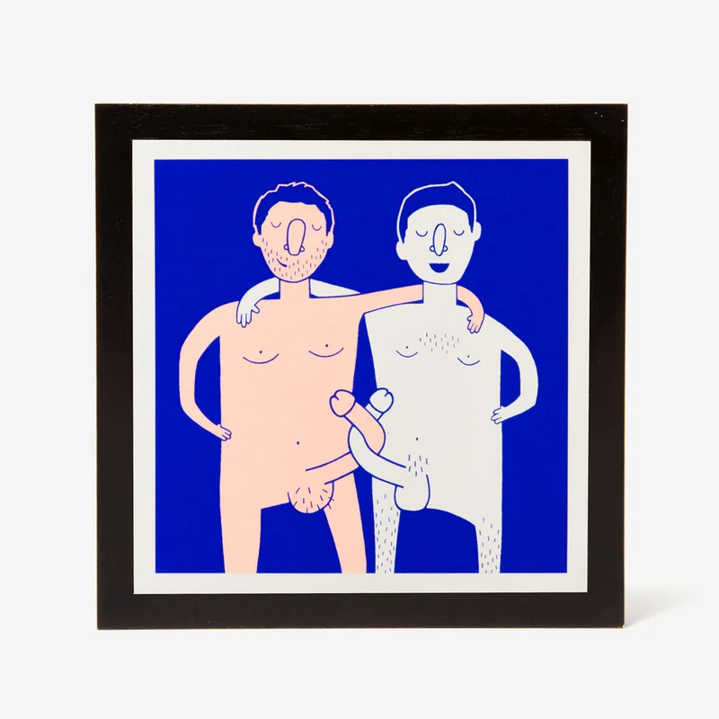 Blue Bromance Siebdruck