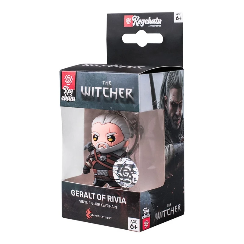 The Witcher III: Wild Hunt Vinyl Schlüsselanhänger Geralt of Rivia
