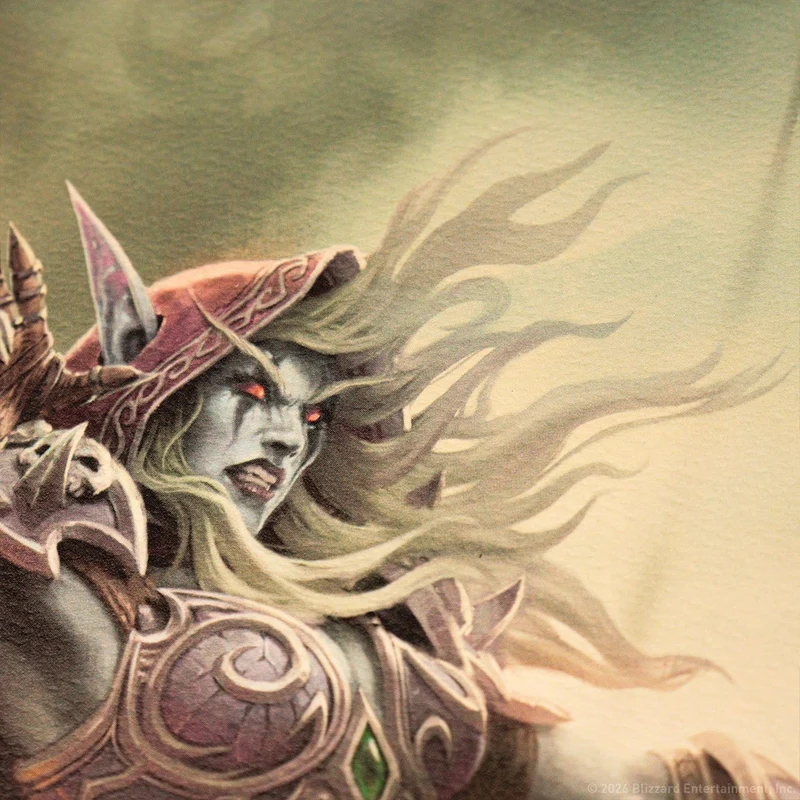 World of Warcraft Kunstdruck Sylvanas vs Anduin Wrynn
