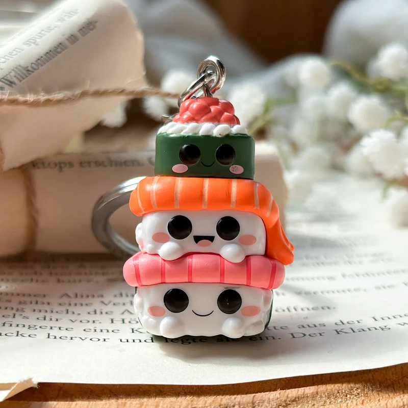 Kawaii Foodies - Sushi Trio Funko Pop Schlüsselanhänger