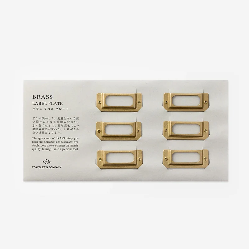 TRC Brass Label Plates