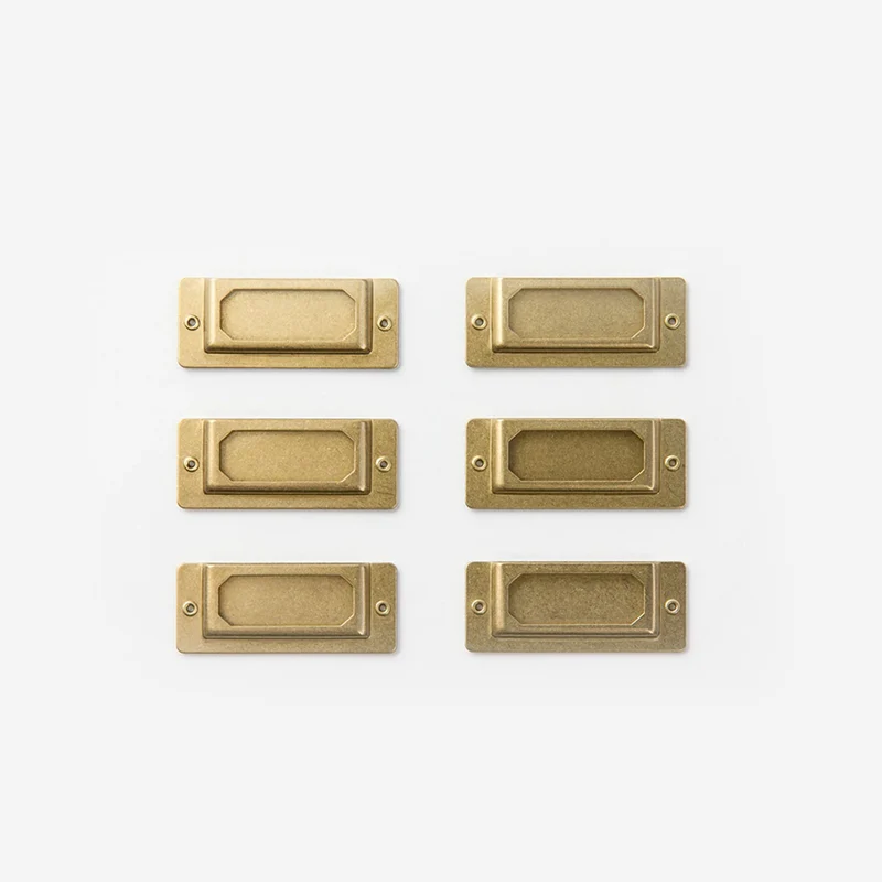 TRC Brass Label Plates