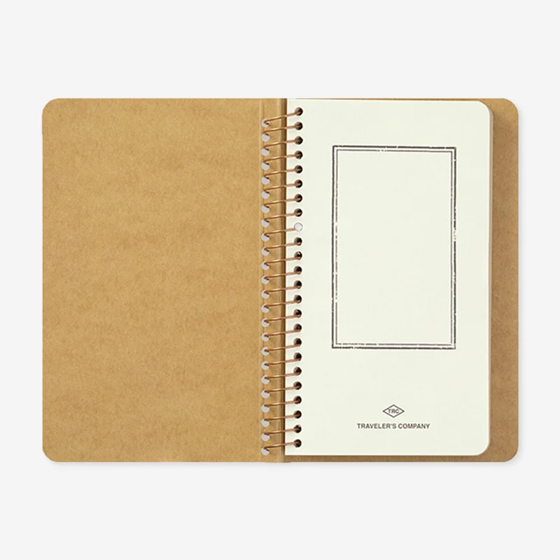 DW Kraft Paper A6 Slim Spiral Ring Notebook