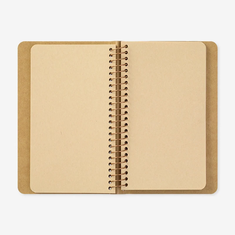 DW Kraft Paper A6 Slim Spiral Ring Notebook