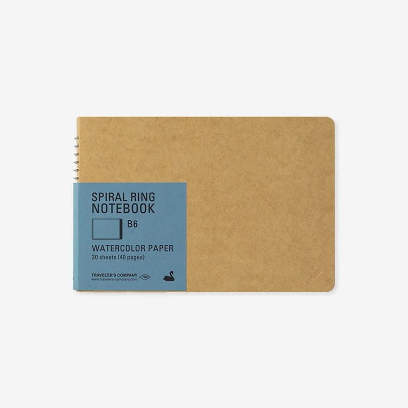 Water Color B6 Spiral Ring Notebook